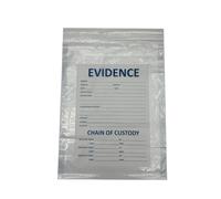 Small/Medium/Large/Extra Large Plastic Evidence Bags, 12.5 * 21 cm/18 * 27 cm/24 * 35 cm/30 * 44 cm Transparent, Tamper Resistant Closure with Serialized (30, X-Large)