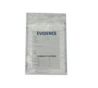 Small/Medium/Large/Extra Large Plastic Evidence Bags, 12.5 * 21 cm/18 * 27 cm/24 * 35 cm/30 * 44 cm Transparent, Tamper Resistant Closure with Serialized (30, Medium)