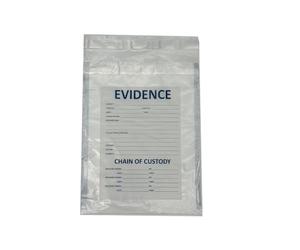 Small/Medium/Large/Extra Large Plastic Evidence Bags, 12.5 * 21 cm/18 * 27 cm/24 * 35 cm/30 * 44 cm Transparent, Tamper Resistant Closure with Serialized (30, Medium)