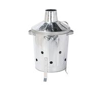 Small / Medium / Large Garden Fire Bin Incinerator Galvanised Ideal for burning Wood / Leaves / Paper (15 Litre)