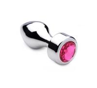 Small Medium Large Super Huge 3 Size Metal Anal Beads Butt Plug Set Round Jewelry BDSM Insert Sex Toy for Male Female Purple 3Pc