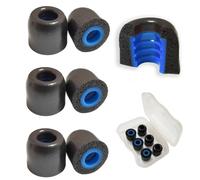 Small Memory Foam Replacement Earbuds Tips, Threaded Grip, Noise Isolating