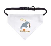 Small 'Merry Christmas From Mr Seal' Dog/Cat/Pet Bandana (PD00057385)