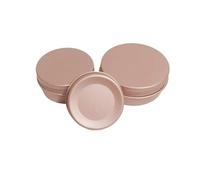 Small Metal Tin, Round Empty Aluminum Tin With Lid Silvery 5-60g 10-100 Pcs Cream Jar Cosmetic Containers(1.5cm,100pcs)