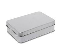 Small Metal Tin Silver Storage Box Case Organizer For Money Coin Candy Key