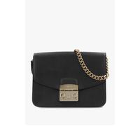 Small Metropolis 20 Black Leather Cross-Body Bag - Black Leather / One Size
