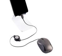 Small Mice for Laptop | Lightweight Type-C Wired USB Travel Mice | Optical Computer Accessories for Digital Nomads Programmers Gamers Business Work Desktop Home Coffee Shop