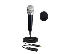 Small Microphone for Video Recording, Small Microphone for Karaoke - Mic Compact Speaker Amplifier for Karaoke | Vlogging Speaker Amplifier for Microphone, Song, Podcasting