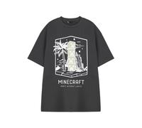 Minecraft Creepers Men's Black Graphic Tee | Short Sleeved T-Shirt | Craft Without Limits Gaming Apparel | Casual Wear Top | Classic Style Merch for Gamers & Fans - Small