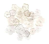 Small Mini Buttons Transparent Clear 4mm to 10mm Craft Etc Buy 1 or 2 Packs 367D, Transparent Clear Flower, 1 Pack