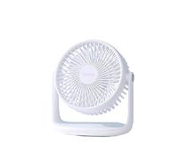 Small Mini Desk Fan,Rechargeable USB Desk Fan,Powerful,Quiet 3 Speeds Wind Desktop Fan,360° Adjustment Cooling Fan,Home,Office Strong Airflow (Color : Green, Size : 2500mAh)