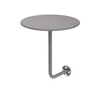 Small Modern Pub Bar Desk Round Wall-Mounted Wrought Iron Side Table for Cafe Cocktail Commercial Dining Room Dessert Indoor Outdoor Use Mid-century