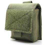 Small MOLLE Pouch Waist Pack Bag EDC Organiser Medic Admin Tool Bag Airsoft Military Army Utility Belt Backpack Vest Pouch Camo MTP (OD Green)