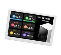 Small Monitor, Mini Monitor Type C Secondary PC Data Monitor, with User-Friendly Interface 5 Inch 800x480 Resolution Portable Ips Usb Mini Screen for aida64, Office/Home Use