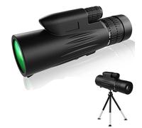 Small Monoculars for Adults High Powered, Compact Monocular for Smartphone Adapter, Handheld Telescope with Tripod for Bird Watching Camping Travel