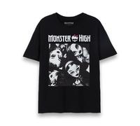 Vanilla Underground Monster High Womens Black Dolls Short Sleeved T-Shirt (Small)