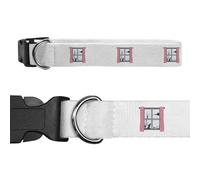 Small 'Moon Gazing Hare Through Window' Dog Collar (PR00061961)