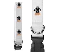 Small 'More Dirt! Mountain Biker' Dog Collar (PR00055603)