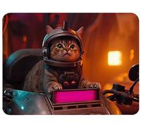 Small Mouse Mat 200 x 150 x 3mm Gaming Mouse Pad Space Mousepad Non-Slip Rubber Base, Cat Desk Mat Waterproof Surface Japanese Desk Pad Compatible Laser Optical Mice for Laptop Office Decor, Model448