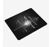 Small Mouse Mat 200x150x3mm, Gaming Mouse PadBlack Mousepad Simple Mini Mouse Pads, Portable Non-Slip Base Compact Desk Mat, Waterproof Surface, Stitched Edges Mousemat, for Laptop Office S0-449