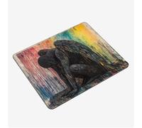 Small Mouse Mat 200x150x3mm, Gaming Mouse PadGraffiti Mousepad Angel Mini Mouse Pads, Portable Non-Slip Base Compact Desk Mat, Waterproof Surface, Stitched Edges Mousemat, for Laptop Office S0-297