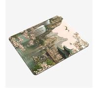 Small Mouse Mat 200x150x3mm, Gaming Mouse PadLandscape Mousepad Retro Mini Mouse Pads, Portable Non-Slip Base Compact Desk Mat, Waterproof Surface, Stitched Edges Mousemat, for Laptop Office S0-1265