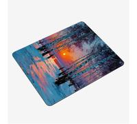 Small Mouse Mat 200x150x3mm, Gaming Mouse PadSunset Mousepad Jungle Mini Mouse Pads, Portable Non-Slip Base Compact Desk Mat, Waterproof Surface, Stitched Edges Mousemat, for Laptop Office S0-1051