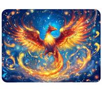 Small Mouse Mat 250 x 210 x 3mm Gaming Mouse Pad Phoenix Mousepad Non-Slip Rubber Base, Dream Desk Mat Waterproof Surface Japanese Desk Pad Compatible Laser and Optical Mice for Office Decor, Model799