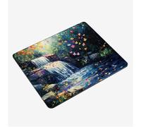Small Mouse Mat 260x210x3mm, Gaming Mouse PadButterfly Mousepad Fall Mini Mouse Pads, Portable Non-Slip Base Compact Desk Mat, Waterproof Surface, Stitched Edges Mousemat, for Laptop Office S0-933