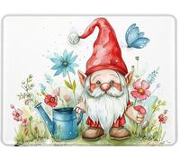 Small Mouse Mat 290 x 240 x 3 mm Gaming Mouse Pad, Non-Slip Rubber Base, Waterproof Surface, Stitched Edges Mousemat, Compatible with Laser and Optical Mice Wear-Resistant, Dwarf Butterfly w0j-633