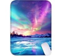 Small Mouse Mat 29x24cm, Mini Mouse Pad Purple Desk Mat with Non-Slip Rubber Base, Waterproof Mousepad with Anti-Fray Stitched Edges, Portable & Lightweight, Desk Accessories for Women (Sky) J2-781