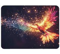 Small Mouse Mat 320 x 260 x 3mm Gaming Mouse Pad Bird Mousepad Non-Slip Rubber Base Phoenix Desk Mat Waterproof Surface Japanese Desk Pad Compatible Laser Optical Mice for Laptop Office Decor,Model673