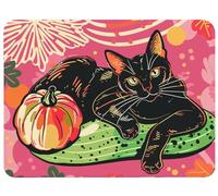 Small Mouse Mat 320 x 260 x 3mm Gaming Mouse Pad Cat Mousepad Non-Slip Rubber Base, Animal Desk Mat Waterproof Surface Japanese Desk Pad Compatible Laser Optical Mice for Laptop Office Decor, Model700