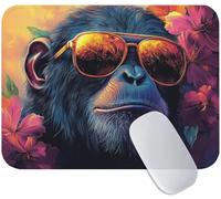 Small Mouse Mat Gorilla 260 x 210 x 3 mm, Gaming Mouse Pad Animal with Non-Slip Rubber Base, Smooth Microfiber Surface for Precise Control, Long-Lasting, Compact Mousepad for Office & Desk Mat M3-199