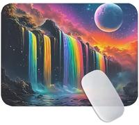 Small Mouse Mat Landscape 600 x 400 x 3 mm, Gaming Mouse Pad Fall with Non-Slip Rubber Base, Smooth Microfiber Surface for Precise Control, Long-Lasting, Compact Mousepad for Office & Desk Mat M3-387