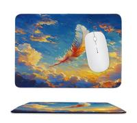 Small Mouse Pad 250x200x3mm, Animal Hair White Clouds Mouse Mat xc-187