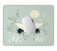 Small Mouse Pad 26x21cm, Red Crowned Crane Animal Gaming Mouse Mat F-166