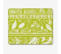 Small Mouse Pad 300x250mm, Nationality Pattern Mouse Mat with Durable Stitched Edges, Waterproof & Non-Slip Rubber Base, Premium Textured Desk Pad for Laptop, PC, Office and Home (Bohemia) W-O1494