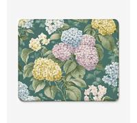 Small Mouse Pad 400x300mm, Green Pattern Mouse Mat with Durable Stitched Edges, Waterproof & Non-Slip Rubber Base, Premium Textured Desk Pad for Laptop, PC, Office and Home (Hydrangea) W-O1163