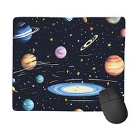 Small Mouse Pad Computer Mouse Mat for Man Woman The Solar Family Print Mouse Pads for Wireless Mouse Mouse Mats with Anti-Slip Base Laptop Mouse mat Mouse Pad for Gaming Home Office 7"x 9"