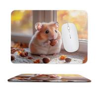 Small Mouse Pad - Cute Guinea Pig Gaming Mouse Mat 40 x 30 cm, Computer Mouse Mat with Anti-slip Rubber Base, Easy Gliding, Spill-Resistant Surface, Portable, Improves Speed and Accuracy, Gifts c-467