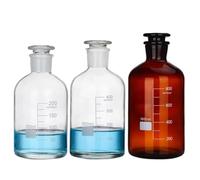 Small Mouth Reagent Bottle With Scale Fine Mouth Bottle(1000ml brown)
