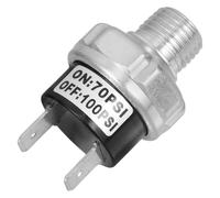 Small Multi Purpose Pressure Switch for Air Compressor, 1/4 Inch | 70psi off 100psi, Metal Tpfe Build, Compressed Air and Oil Use