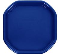 SMALL Multi-Purpose Tuff Spot Tray (70 x 70 cm) - Messy Play, Water Activity, Sand Pit, Cement Mixing, Sensory Learning & Outdoor Garden Fun Activity Tray - (Dark Blue)