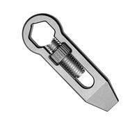 Small Multifunction Tool Keychain - Pendant for Portable Pocket Tool Compact Screwdriver Key Holder Accessory Multi-Function Mini Gadget Presser Foot | for Men, TR