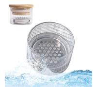 Small Nail Wash Holder - Brush Cleaner With Lid, Portable Storage Tool | Professional Salon Manicure Accessory, Beauty Container