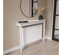 Small & Narrow White Radiator Cover - 115cm - Ava