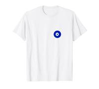 Small Nazar Evil Eye Turkish Persian Arab Gr mulet Charm Value Graphic T-Shirt, Men, White, L