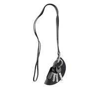 Small Neck Pouch - 1.77 Inches Leathers Bags for Women, Small PU Leathers Necks Pouch | Semi-Circular Necks Headphones Bag | Wear-Resistant Key Bag, Portable Neck Bags for Travel
