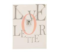 Small Necklaces for Women Simple Chain Necklaces Europe And The United States With 26 English Letters Necklac Pendant Chain Necklace Silver Card For Women Cute Necklace Big Pendant (R, One Size)